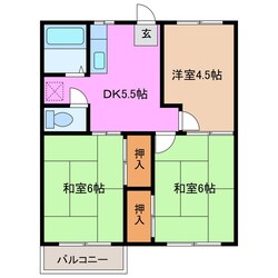 ファミーユ新町の物件間取画像